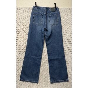 Vintage Silver Jeans Flare Size Tag 29/33 Fits W29 L32 Blue Denim Button Fly